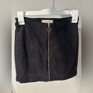 PacSun Black Zippered Skirt